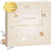 Vinilinė plokštelė Mintkind® Draugystės knyga "forest" vaikų darželiui, draugystės knyga pildymui, draugystės knyga mergaitėms ir berniukams, vaikams pritaikyti šablonai ir mielos iliustracijos