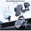Miracase automobilinis telefono laikiklis [patobulintas siurbtukas ir metalinis dvigubas kabliukas] mobiliojo telefono laikiklis automobilio ventiliacijos angos prietaisų skydeliui priekiniam stiklui automobilinis mobiliojo telefono laikiklis, skirtas iph