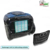 Mistervac dulkių siurblio filtras Hepa, pakaitinis filtras, suderinamas su Princess Ecoquiet 335010