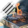 Mizikuu 3 dalių dujinio grilio atsarginės dalys, universalus kryžminis degiklis, reguliuojamas dujinio grilio kryžminis vamzdis, dujinio grilio kryžminis degiklis, bbq liepsnos tiltas, skirtas Centro, Charbroil