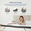 Mks.® Antklodė-čiužinys 90 x 200 cm H3, gelinis memory foam antklodė-čiužinys 7 cm storio, neslystantis antklodė-čiužinys, visko antklodė-čiužinys su nuimamu bambuko užvalkalu, kvėpuojantis ir skalbiamas