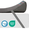 Mks.® Antklodė-čiužinys 90 x 200 cm H3, gelinis memory foam antklodė-čiužinys 7 cm storio, neslystantis antklodė-čiužinys, visko antklodė-čiužinys su nuimamu bambuko užvalkalu, kvėpuojantis ir skalbiamas