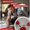 M&n plytelių lyginimo sistema, rinkinys 1 mm, 1.5 mm, 2 mm, 3 mm mega pasirinkimas (100 x 1 mm skirtukų, 50 x traukimo gaubtų) – plytelių klojimo pagalbinė priemonė leien & profesionalams – plytelių lyginimo sistemos priedai
