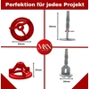 M&n plytelių lyginimo sistema, rinkinys 1 mm, 1.5 mm, 2 mm, 3 mm mega pasirinkimas (100 x 1 mm skirtukų, 50 x traukimo gaubtų) – plytelių klojimo pagalbinė priemonė leien & profesionalams – plytelių lyginimo sistemos priedai