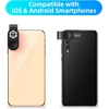 Mobiliojo telefono mikroskopas, 100x kišeninis mikroskopas su universaliu spaustuku, mobiliojo telefono mikroskopas visiems išmaniesiems telefonams, nešiojamas mikrodidinamasis lęšis