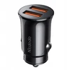 Mcdodo galingas greitas automobilinis įkroviklis telefonui mažas 2x usb 2.4a 12w