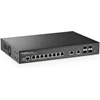 Šakotuvas Mokerlink 8 prievadų 2.5 gigabitų valdomas komutatorius, 2 x 10g ethernet prievadai, 4x10g sfp+ prievadai, web/cli l3 valdomas, skirtas montuoti ant stalo/į stelažą