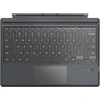 Moko surface pro 6/4 / pro 3 / surface pro 2017 type cover, belaidė bluetooth klaviatūra su dviem mygtukų valdymo panele, įmontuota įkraunama baterija, pilka