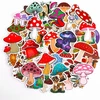 Molain lipdukai su grybais, 100 vnt., mieli animaciniai lipdukai, vandeniui atsparūs lipdukai, grybų grafiti lipdukai nešiojamam kompiuteriui, riedlentei, vandens buteliams, kompiuteriui, telefonui, gitarai