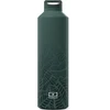 Monbento - Jungle pietų dėžutės rinkinys - metalinė pietų dėžutė mb sense, izoterminis vandens butelis mb steel 500 ml - natūralus raštas - be bpa - žalia