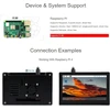 Monitorius Waveshare 4.3" Dsi Lcd su dėklu Raspberry Pi 4b