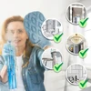 Monteral pirštinė vonios kambariui, dušo kabinai, sanitarinei keramikai, veidrodžiui valyti, pagaminta iš 100% viskozės, pagaminta Italijoje