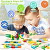 Mooing Medinis galvosūkis vaikams nuo 2 3 4 5 metų, Montessori žaislas vaikams, medinis galvosūkis mažyliams, edukacinis žaislas dovana 3 metų berniukams ir mergaitėms - 6 vnt.