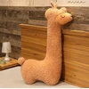 Moose 75 cm alpakos pliušinis žaislas, minkštas žaislas ilgu kaklu, pagalvė miegui ant šono, namų dekoracija, kimštinis žaislas, animacinis gyvūnas, lama, dovana merginai, vaikams, vaikinui, mylimajam (ruda)