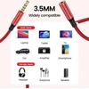 Moswag 3.5mm prailginimo laidas su mikrofonu, stereo garsui