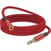 Moswag 3.5mm prailginimo laidas su mikrofonu, stereo garsui