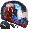 Motociklininko šalmas Ls2 Ff353 Rapid Ii Zombie mėlynas red Ece 22.06
