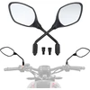 Motociklo veidrodėlis universalus motociklo veidrodėlis su m8 m10, galinio vaizdo veidrodėlis motociklui su laikikliu, galinis veidrodėlis motociklui, motoroleriui, mopedui, suderinamas su dauguma