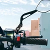 Motociklų veidrodėlių prailgintojai, montavimo stovo prailginimo adapteris, dviračio veidrodėlio stovo prailginimo adapteris, universalus galinio vaizdo veidrodėlio šoninis adapteris, aliuminis, 10 mm dešiniojo sriegio, skirtas dviejų sportų kruizeriams