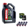 Motul alyva + filtras + žvakės Kawasaki Zx-9r 94-01 m.