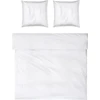 Möve Noblesse patalynės komplektas 200 x 200 cm + 2 x 80 x 80 cm 100% medvilnė balta/pilka
