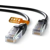 Mr. Tronic ethernet tinklo kabelis│patch kabelis│cat6, awg24, cca, utp, rj45, juodas