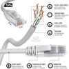 Mr. Tronic ethernet tinklo kabelis│patch kabelis│cat5e, awg24, cca, utp, rj45