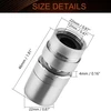 Mromax maišytuvo aeratoriaus antgalio atsarginė dalis, 1.9 cm skersmens vidinis sriegis, virtuvės aeratorius, galvanizavimo procesas, apsauga nuo purslų vonios kambariui, tualetui, virtuvei, kriauklei, maišytuvui, bidė, sidabrinis