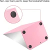 Msdada metalinės knygų atramos, L, 102 x 203 x 135 mm, 2 poros Cd knygų stovų, vaikams, knygų lentyna mokyklai, namams, biurui, bibliotekai, dekoratyvinės (rožinės)