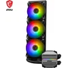 Msi mag coreliquid m360 aio cpu 12 krypčių padalinto srauto vandens aušinimas, garavimo nepraleidžiančios žarnos, palaiko dabartinius lizdus, tokius kaip am5 ir 1700