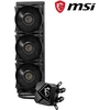 Msi Mag Coreliquid P360 Aio Cpu vandens aušinimas, pianino lako išvaizda, juodas, integruotas ventiliatoriaus siurblys, padalinto srauto vandens aušinimas, garams atsparios žarnos, lengvas montavimas - suderinamas su Amd ir Intel