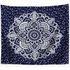 Mt majami sieninis gobelenas mandala indian 200 x 150 cm mėlynas poliesterinis sieninis rankšluostis gobelenas hipi retro