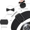 Mugust 2 vnt. 20 mm 22 mm apyrankių rinkinys vyrams ir moterims, elastinis nailono pintas pakaitinis dirželis, 22 mm 20 mm laikrodžių dirželiai, nailonas, a