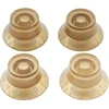 Musiclily metriniai gitaros potenciometro dangteliai "top Hat" tipo, garso stiprumo ir tembro reguliavimo galvutės, skirtos epiphone les paul sg import elektrinėms gitaroms, auksinės spalvos (4 vnt.)