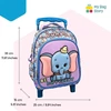Mybagstory - kuprinė mergaitėms Dumbo - Disney - vaikams - į mokyklą - darželis - mokyklinė kuprinė - reguliuojami dirželiai - dovanos idėja - 30 cm - su ratukais - vežimėliai - violetinė/mėlyna/rožinė, Dumbo – violetinė/mėlyna/rožinė – 30