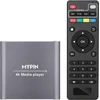 Vaizdo grotuvas Mypin hdmi multimedijos grotuvas, 4k@30hz skaitmeninis medijos grotuvas hdmi/av išvestis ppt mkv avi rmvb rm, skirtas hdtv su nuotolinio valdymo pultu, palaiko usb atmintines ir sd korteles, usb pelė (pilka)
