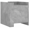 Naktinis staliukas, pilkas betonas, 45x50x50 cm, medienos gaminys