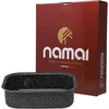 Namai - Mažas kepimo indas 22cm x 15cm - Gilus indaplovėje plaunamas nelipnus kepimo padėklas, aliumininis, lengvai valomas bakeform First-class Craft - lazanijos apkepo indas, pagamintas Italijoje