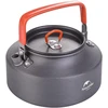 Naturehike Kempinginis arbatinukas kavos puodas nešiojamas lauko arbatinukas aliumininis su snapeliu 1,45 l (pilkas)