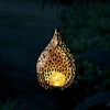 Navaris 1 x led saulės energija įkraunamas pakabinamas šviestuvas teardrop design – oriental garden saulės šviestuvai lauko saulės pakabinamas žibintas saulės šviestuvas pakabinamas su kabliukais