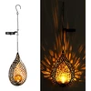 Navaris 1 x led saulės energija įkraunamas pakabinamas šviestuvas teardrop design – oriental garden saulės šviestuvai lauko saulės pakabinamas žibintas saulės šviestuvas pakabinamas su kabliukais