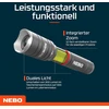 Nebo Tac Slyde - 300 liumenų žibintuvėlis su 12x reguliuojamu priartinimu - 5 šviesos režimai ir cob darbinis žibintas - žygiavimo įranga ir stovyklavimo reikmenys