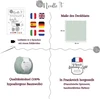 Needle It® - mezgimo rinkinys pradedantiesiems su mezgimo virbalais - kūdikio antklodė mezgimui pačiam - dovanos idėja (mėtinė)