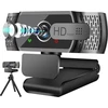 Neefeaer Full Hd 1080p internetinė kamera su mikrofonu, automatiniu šviesos koregavimu, Usb Pc internetinė kamera su dangteliu, 110° plataus kampo, Pc kamera, skirta Pc, nešiojamam kompiuteriui, kompiuteriui, Linux, Mac