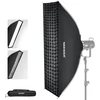 Neewer 30x120cm Softbox su Bowens laikikliu ir difuzoriais