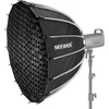 Neewer 85 cm parabolinis softbox'as, greitas surinkimas ir sulankstymas, su difuzoriais / korio grotelėmis / krepšiu, suderinamas su Aputure 120d Light Dome Godox sl60w Neewer Rgb Cb60 ir kitais Bowens jungties šviestuvais