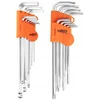 Neo Tools Šešiakampiai Hex Torx raktų rinkinys su rutuliu 18vnt Neo