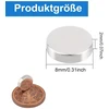Neodimio magnetai 8x2 mm, 100 vnt. – stiprūs ir universalūs