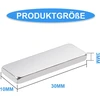 Neodimio magnetai stačiakampiai 30x10x3 mm, 10 vnt.