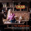 Neoninė iškaba "on Air", raudonos ir geltonos spalvos Led neoninė lemputė su Usb jungtimi, dekoratyvinės iškabos "live", šviestuvai "tiktok", studijai, sienai, miegamojo, žaidimų kambario dekoravimui